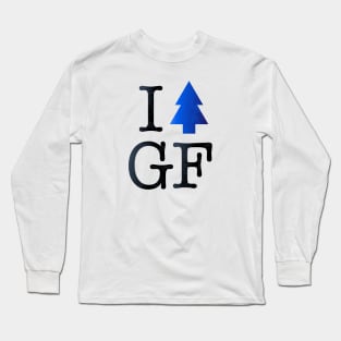 I <3 Gravity Falls (with subliminal journal runes!) Long Sleeve T-Shirt